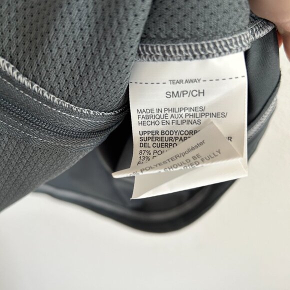 Under Armour S Vanish Hybrid Vest Gray Colorblock Zip Lightweight Athletic - Picture 7 of 7